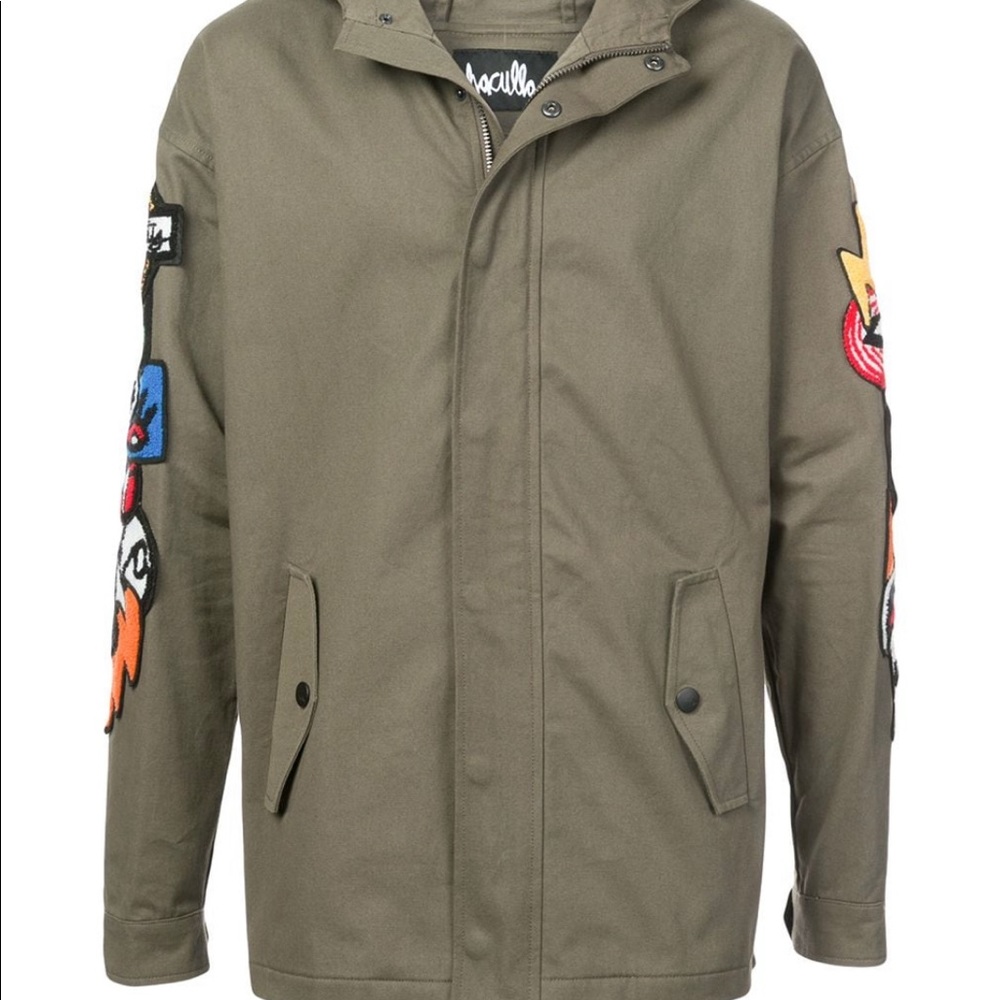 HACULLA Hacmania patch hooded coat